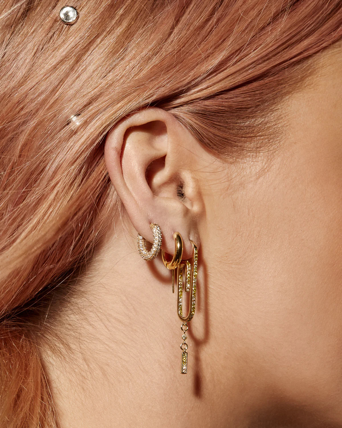 LUV AJ Plain Amalfi Huggies - Gold