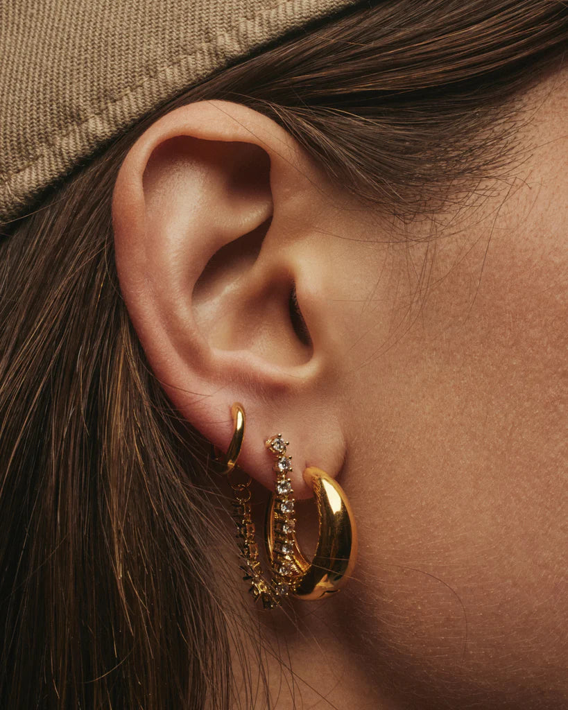 LUV AJ Plain Amalfi Huggies - Gold