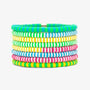 Pura Vida 'Neon Daze' Stretch Bracelet - Set of 8