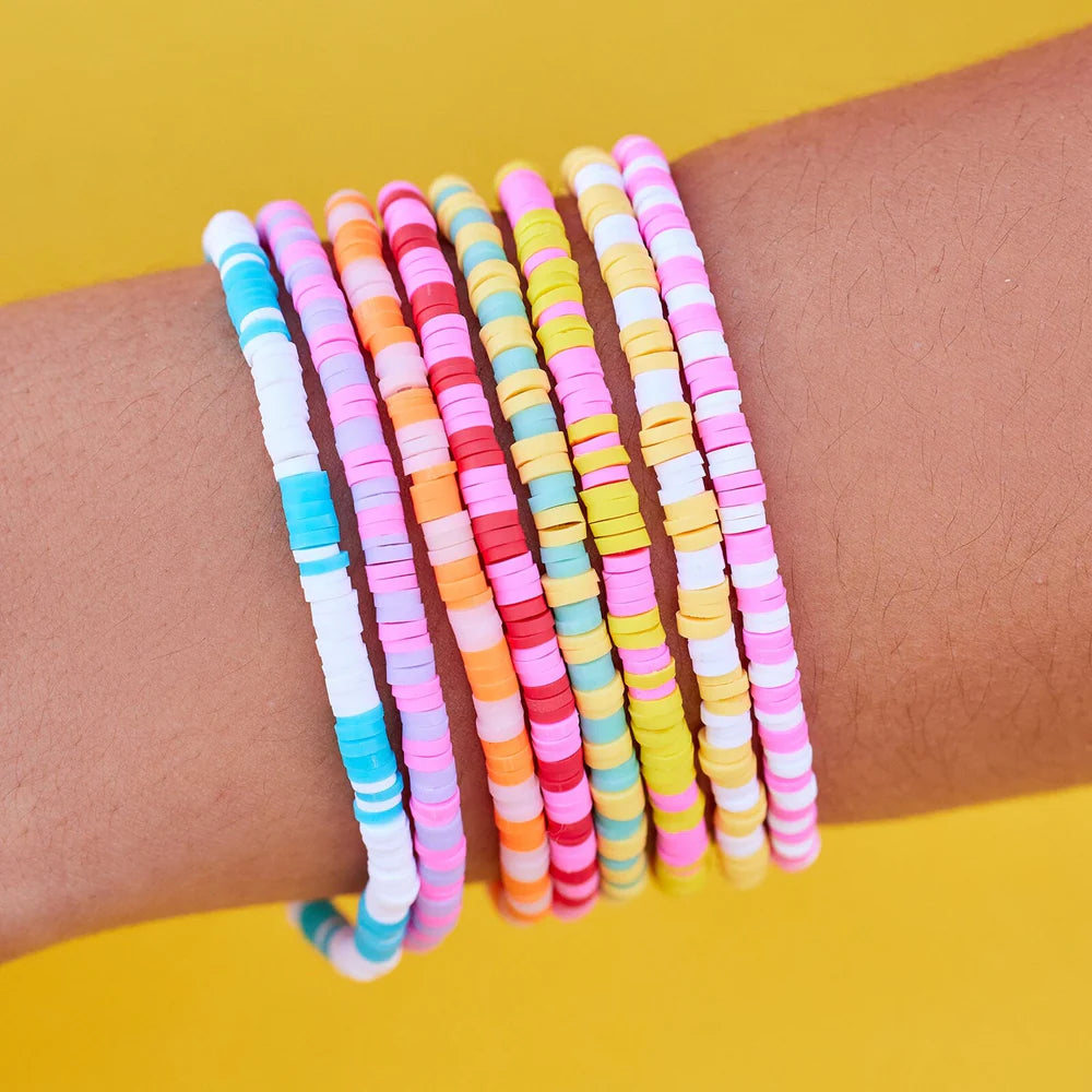 Pura Vida &#39;Vacation Vibes&#39; Stretch Bracelet - Set of 8