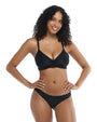 Body Glove Smoothies Drew D-F Cup Swim Top - Black