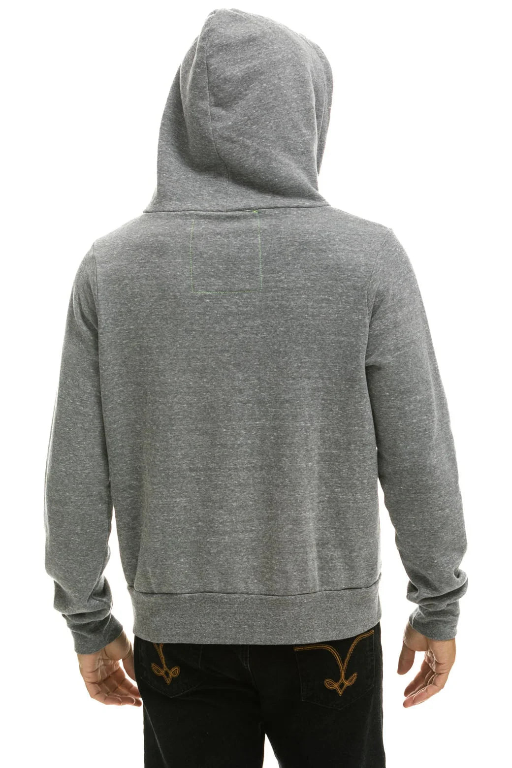 Aviator Nation Unisex 5 Stripe Hoodie - Heather Grey