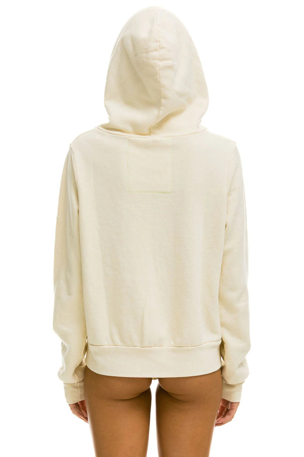 Aviator Nation Unisex 5 Stripe Hoodie - Vintage White