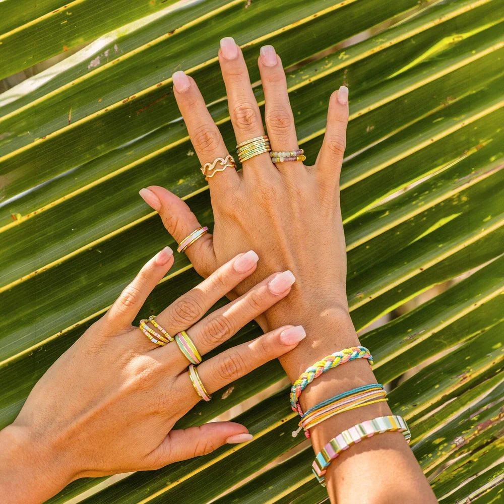Pura Vida &#39;Tie Dye Wave&#39; Ring