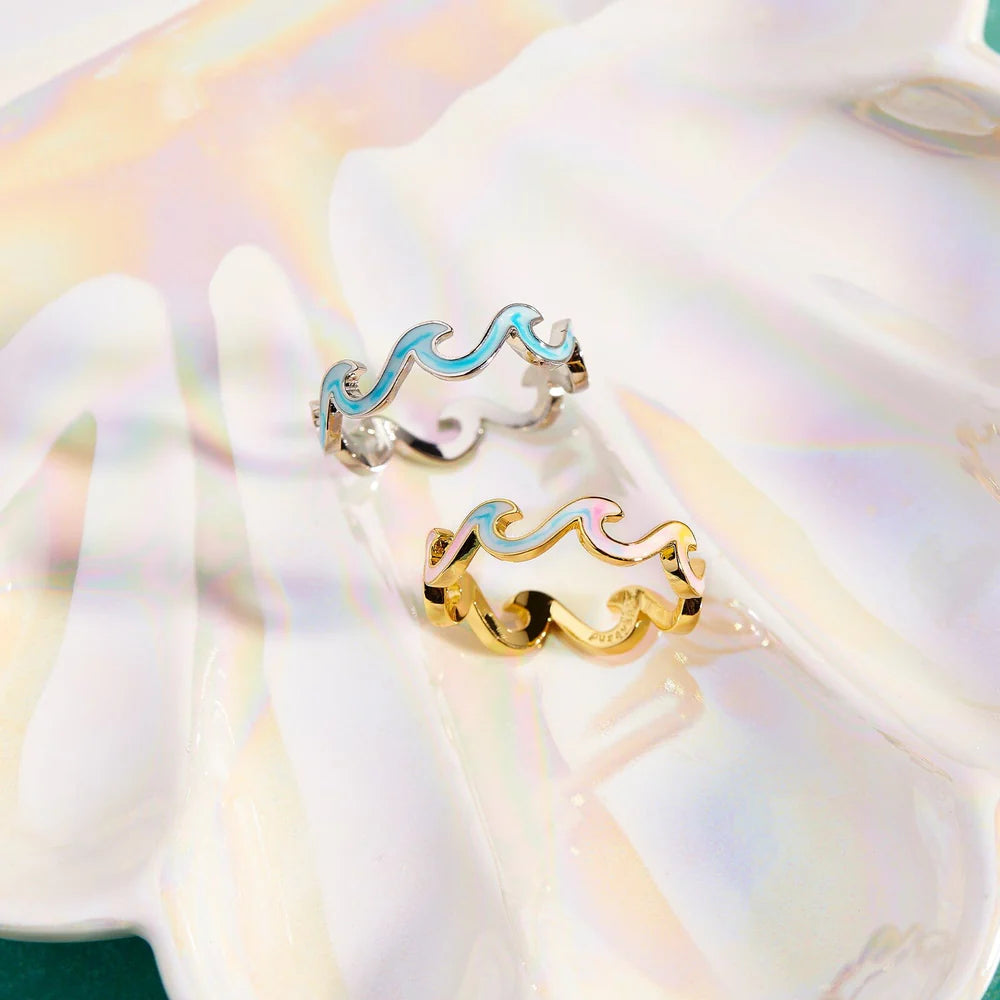Pura Vida &#39;Tie Dye Wave&#39; Ring
