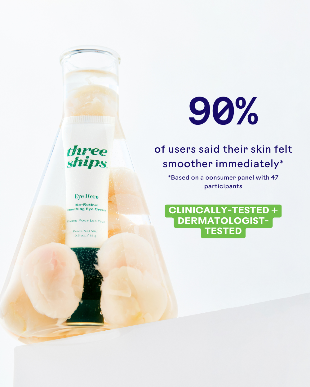 Three Ships Eye Hero Bio-Retinol Smoothing Eye Cream