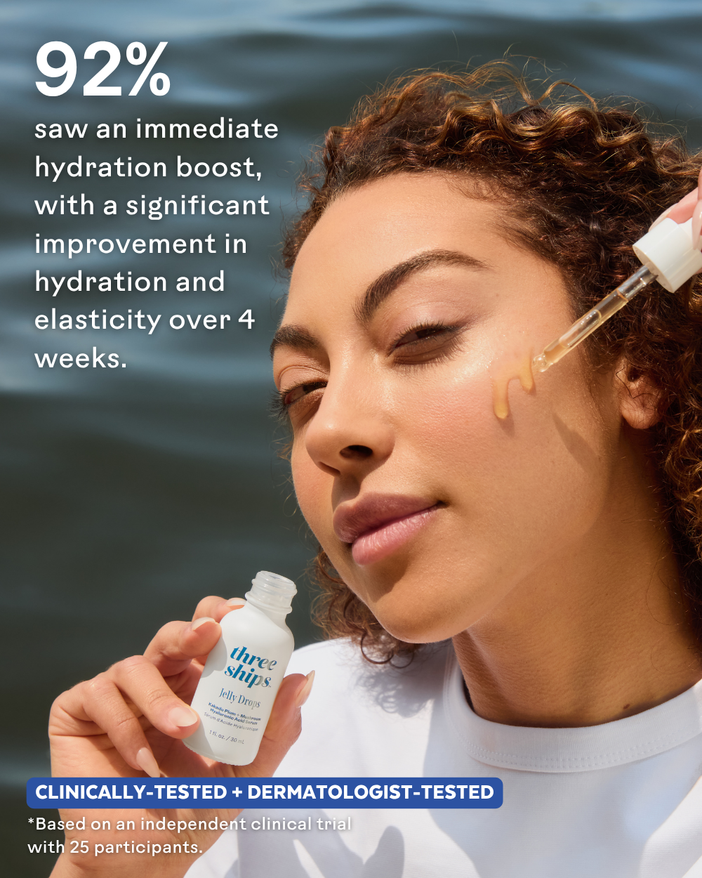 Three Ships Jelly Drops™ Kakadu Plum + Mushroom Hyaluronic Acid Serum