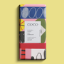 COCO Rhubarb & Ginger Milk Chocolate Bar - 80g
