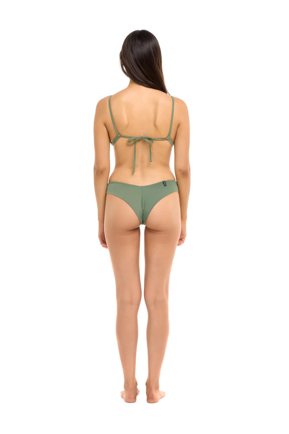 Body Glove Smoothies Evelyn Fixed Triangle Bikini Top - Cactus