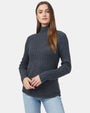 Tentree Highline Mock Neck Sweater - Charcoal