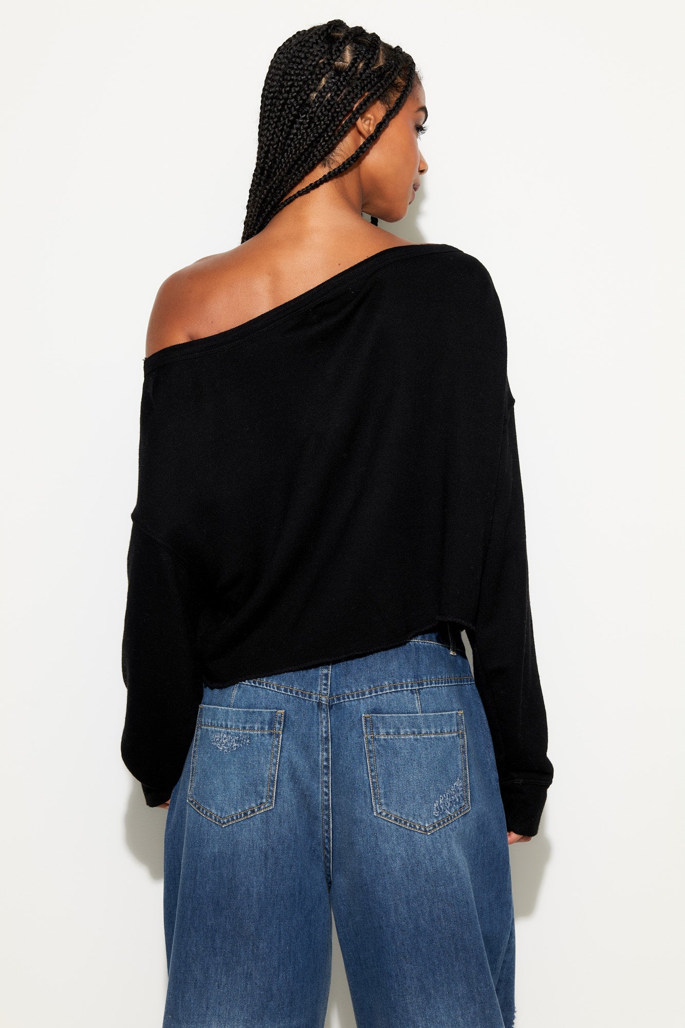 Spiritual Gangster &#39;Bella&#39; Off Shoulder Sweatshirt