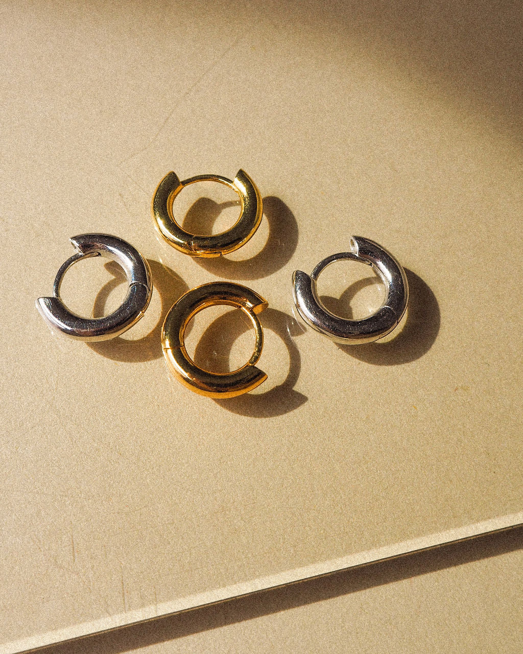 LUV AJ Plain Amalfi Huggies - Gold