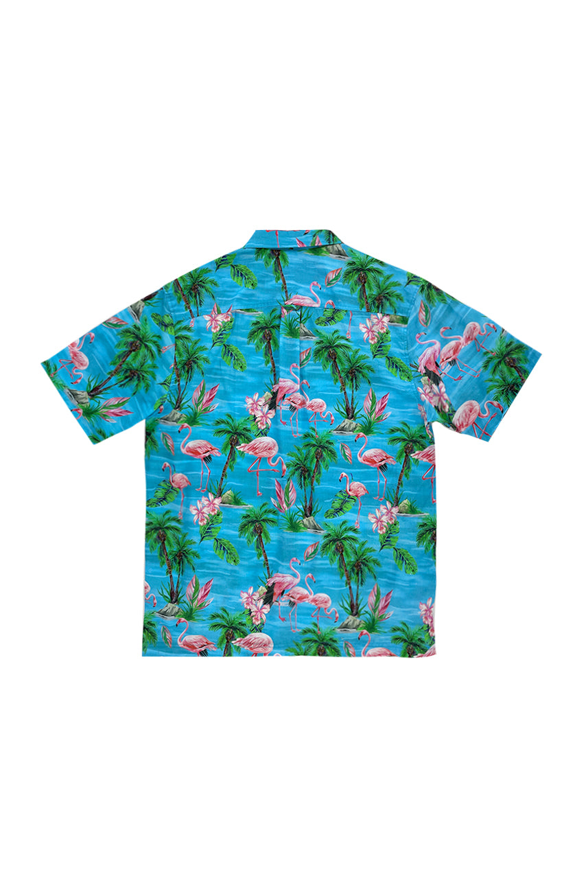 Island Haze Woven Shirt - Baffin Flamingo