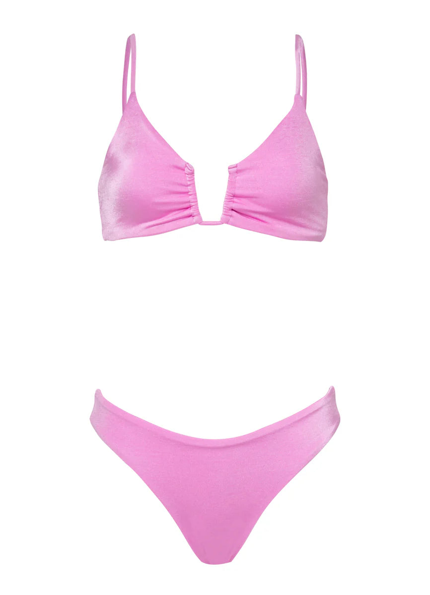 Maaji &#39;Fondant Pink&#39; Bia U Wire Bralette Bikini Top