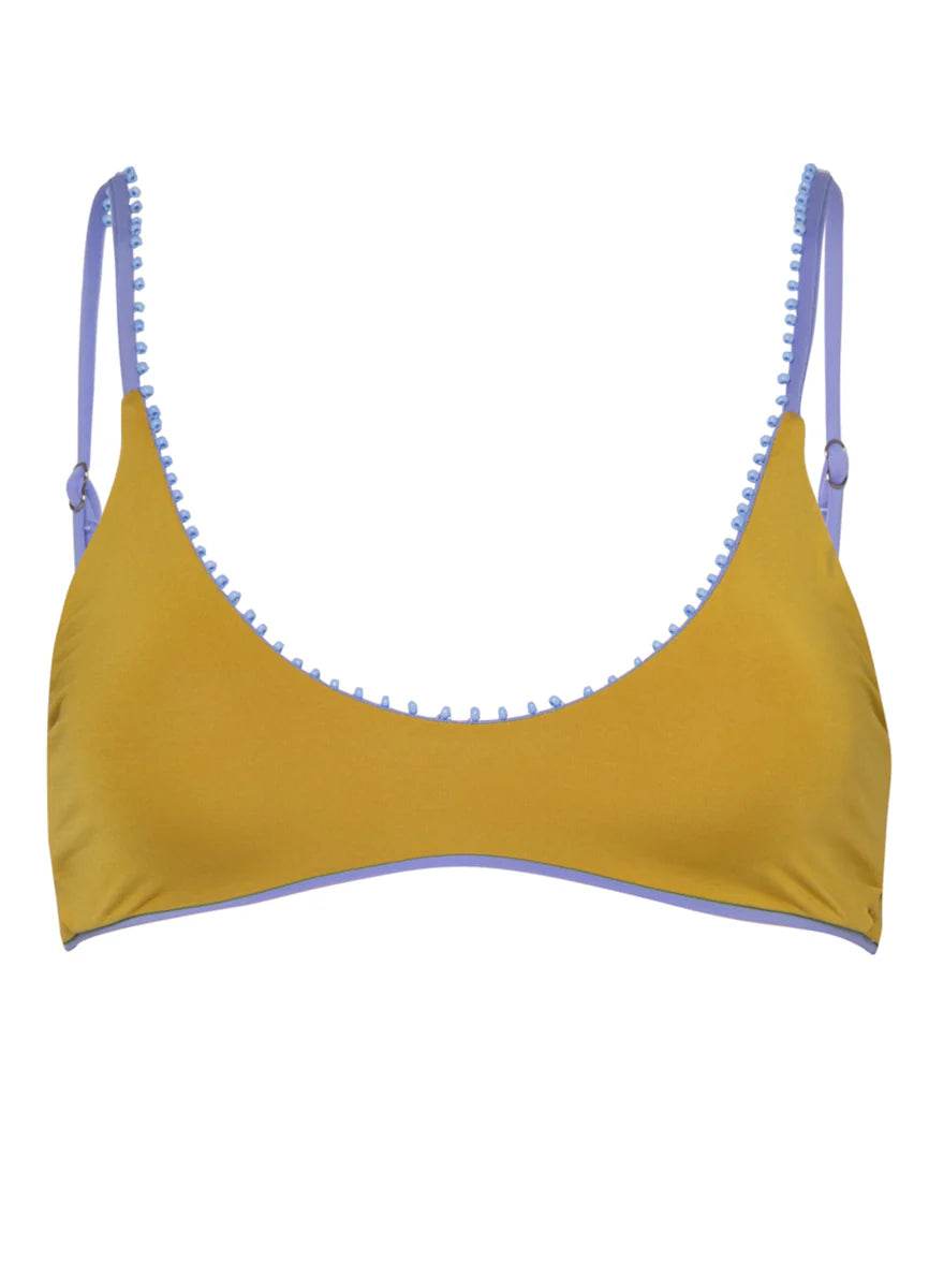 Maaji &#39;Deep Periwinkle&#39; Liberties Classic Bralette Bikini Top