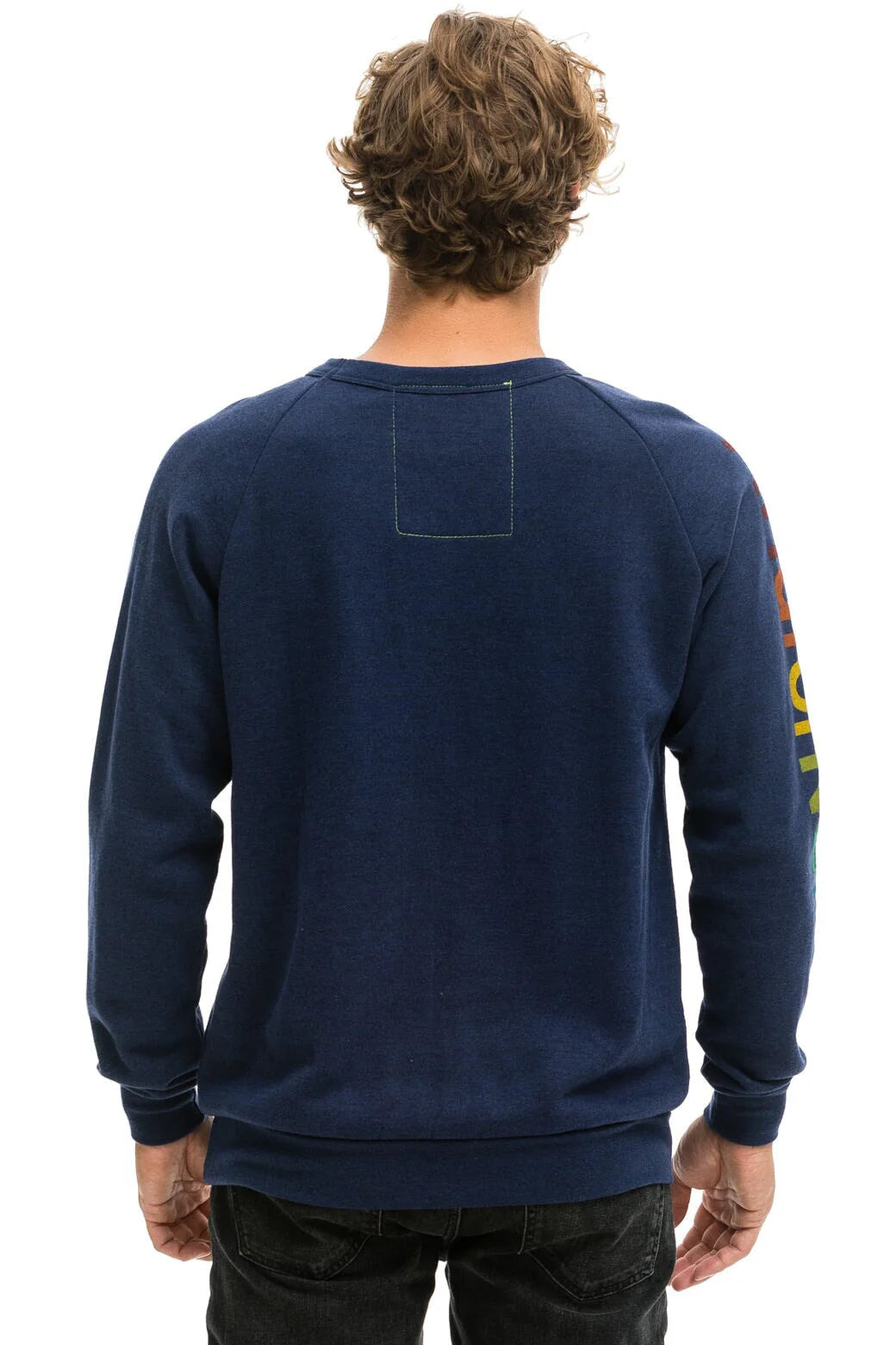 Aviator Nation Unisex Signature Crew Sweatshirt - Navy