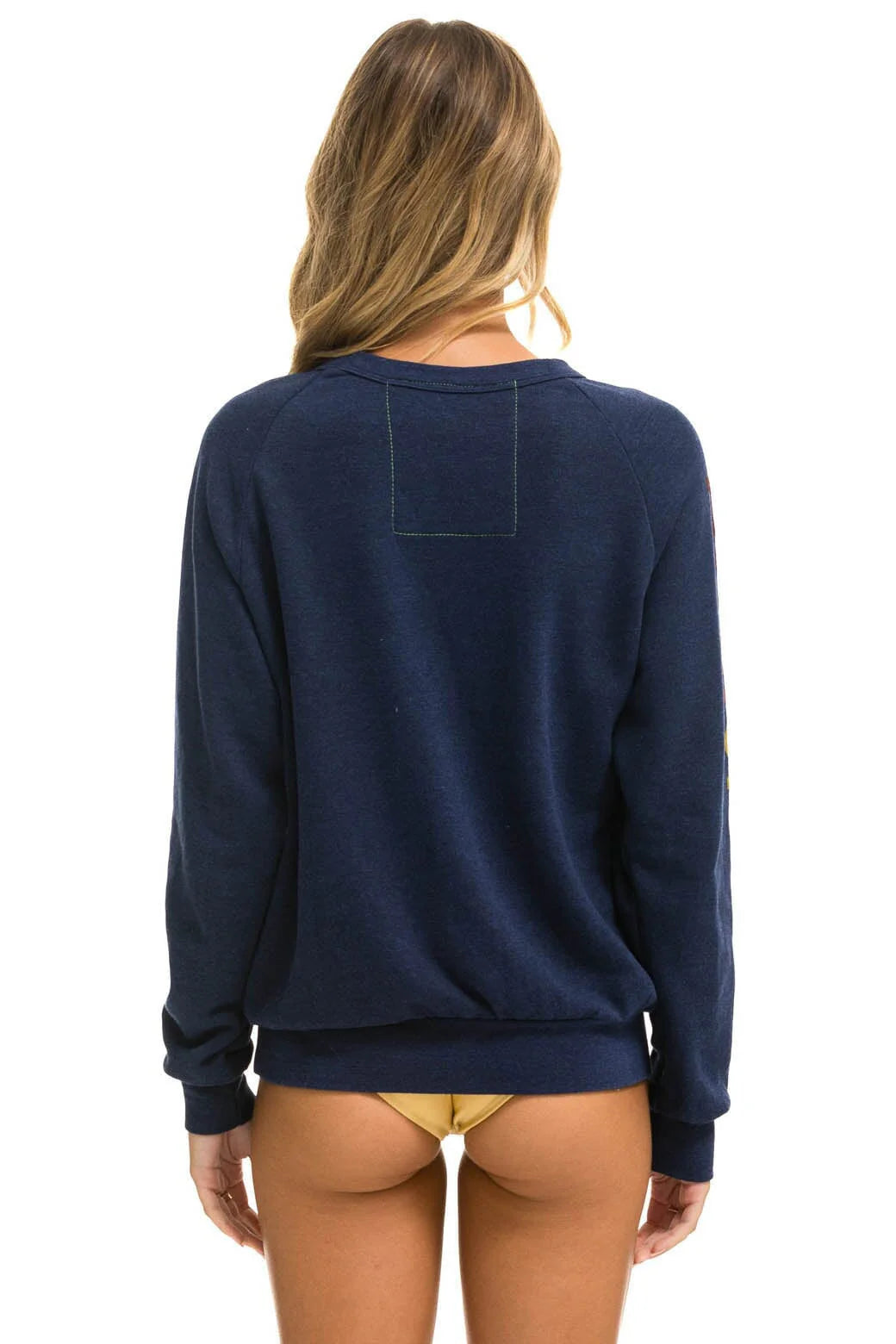 Aviator Nation Unisex Signature Crew Sweatshirt - Navy