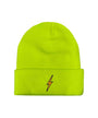 Aviator Nation 'Bolt' Rib Cuff Beanie - Neon Yellow