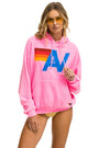 Aviator Nation Unisex Logo Relaxed Hoodie - Neon Pink