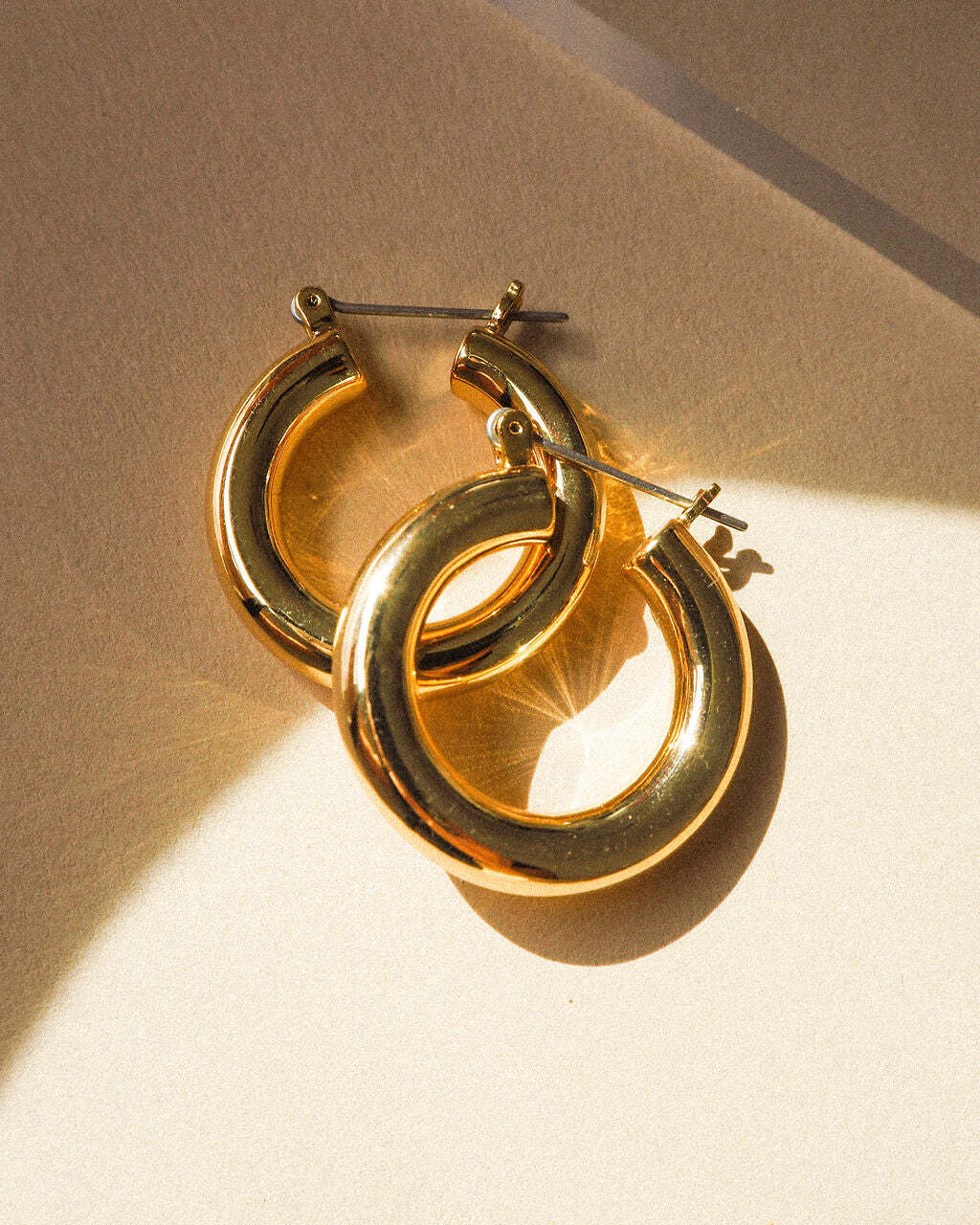 LUV AJ Baby Amalfi Tube Hoops - Gold