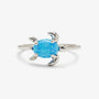 Pura Vida 'Opal Sea Turtle' Ring
